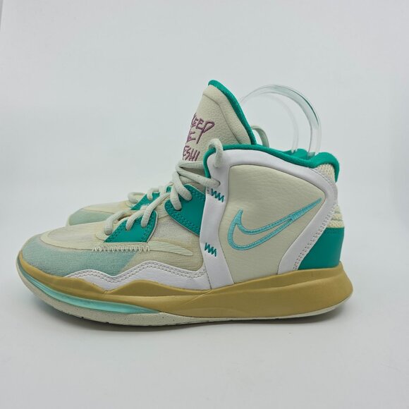 Nike Kids Basketball Shoes Size 3.5Y Infinity GS Keeo Sue Fresh Seaglass CZ0204 - Picture 1 of 10